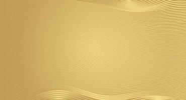 Gold wave line background. Luxurious design vector