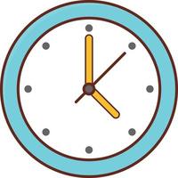 time Vector illustration on a transparent background. Premium quality symbols. Vector Line Flat color  icon for concept and graphic design.