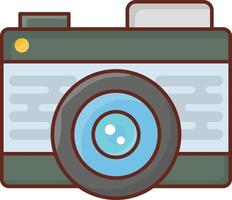 camera Vector illustration on a transparent background. Premium quality symbols. Vector Line Flat color  icon for concept and graphic design.