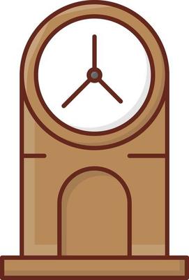 clock Vector illustration on a transparent background. Premium quality symbols. Vector Line Flat color  icon for concept and graphic design.