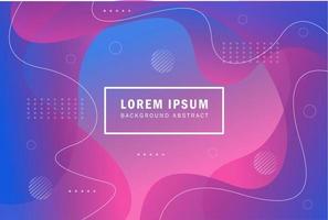 colorful gradient liquid shape Abstract background for business vector