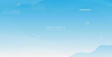 Minimal light blue background with geometric creative and minimal gradient vector