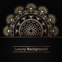 luxury mandala background. circular ornamental decorative mandala Arabic Islamic east style for Wedding card, poster, cover, banner in gold color. Vector illustration