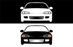 Front View Simple Car Vector ...