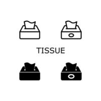 tissue box icon, vector illustration