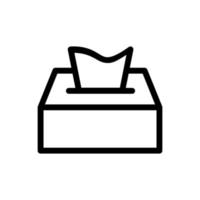 tissue box icon, vector illustration