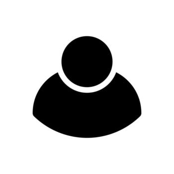 User Icon in trendy flat style isolated on grey background. User symbol for your web site design, logo, app, UI. Vector illustration, EPS10.