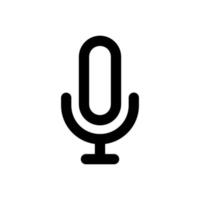 Microphone vector icon, Web design icon. Voice vector icon, Record. Microphone - recording Studio Symbol. Retro microphone icon