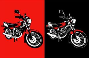 motocicletas clásicas japonesas ... vector