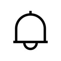 Bell Icon in trendy flat style isolated on grey background. Notification symbol for your web site design, logo, app, UI. Vector illustration, EPS10.