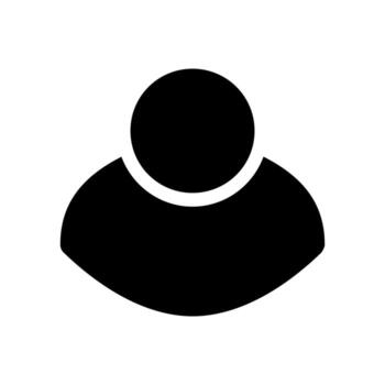 User Icon in trendy flat style isolated on grey background. User symbol for your web site design, logo, app, UI. Vector illustration, EPS10.