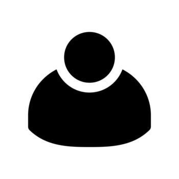 User Icon in trendy flat style isolated on grey background. User symbol for your web site design, logo, app, UI. Vector illustration, EPS10.