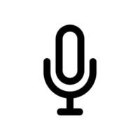 Microphone vector icon, Web design icon. Voice vector icon, Record. Microphone - recording Studio Symbol. Retro microphone icon