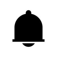 Bell Icon in trendy flat style isolated on grey background. Notification symbol for your web site design, logo, app, UI. Vector illustration, EPS10.