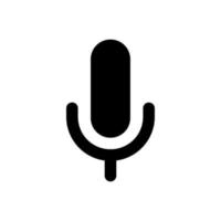 Microphone vector icon, Web design icon. Voice vector icon, Record. Microphone - recording Studio Symbol. Retro microphone icon