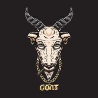 The Goat rich vector illustration
