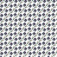 Iris flower with buds Seamless Pattern Design vector