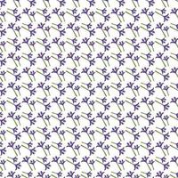 Iris flower Seamless Pattern Design vector