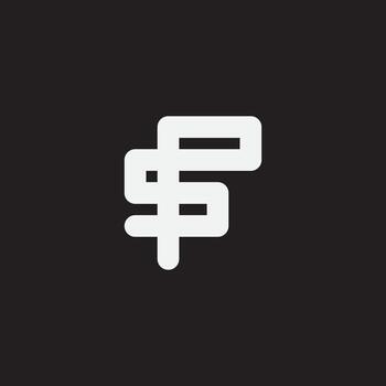diseño de logotipo sp inicial. vector