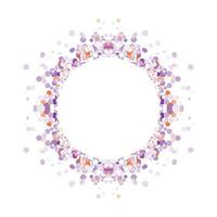 Circle frame abstract burst vector