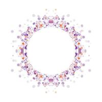 Circle frame abstract burst vector