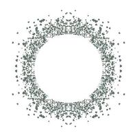 Circle frame abstract burst vector