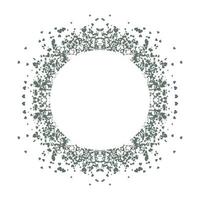 Circle frame abstract burst vector