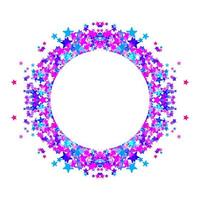 Circle frame abstract burst vector