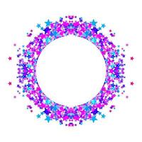 Circle frame abstract burst vector