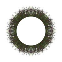 Decorative frame circle. Abstract background. vector