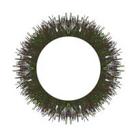 Decorative frame circle. Abstract background. vector