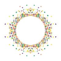 Circle frame abstract burst vector