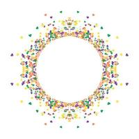 Circle frame abstract burst vector