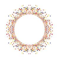 Circle frame abstract burst vector