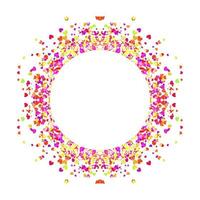 Circle frame abstract burst vector