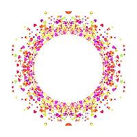 Circle frame abstract burst vector