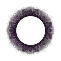 Decorative frame circle. Abstract background. vector