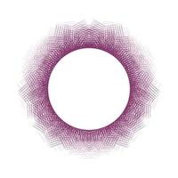Circle frame abstract burst vector