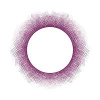 Circle frame abstract burst vector