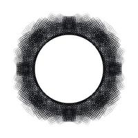 Decorative frame circle. Abstract background. vector