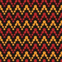Zigzag red and yellow seamless pattern design for decorating, wallpaper, wrapping paper, fabric, backdrop and etc. vector