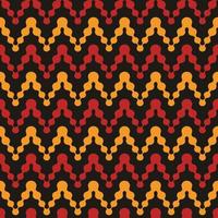 Zigzag red and yellow seamless pattern design for decorating, wallpaper, wrapping paper, fabric, backdrop and etc. vector