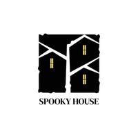 A tree house with a spooky feel vector