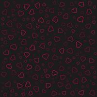 Red shades heart background vector