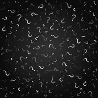 Question marks on blackboard background vector