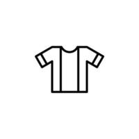 camisa, moda, polo, icono de línea de ropa, vector, ilustración, plantilla de logotipo. adecuado para muchos propósitos. vector