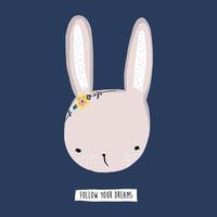 Rabbit Cartoon Vector