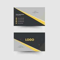 Simple Business card design template vector