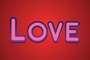 Abstract Love background. vector