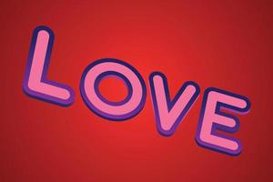 Abstract Love background. vector